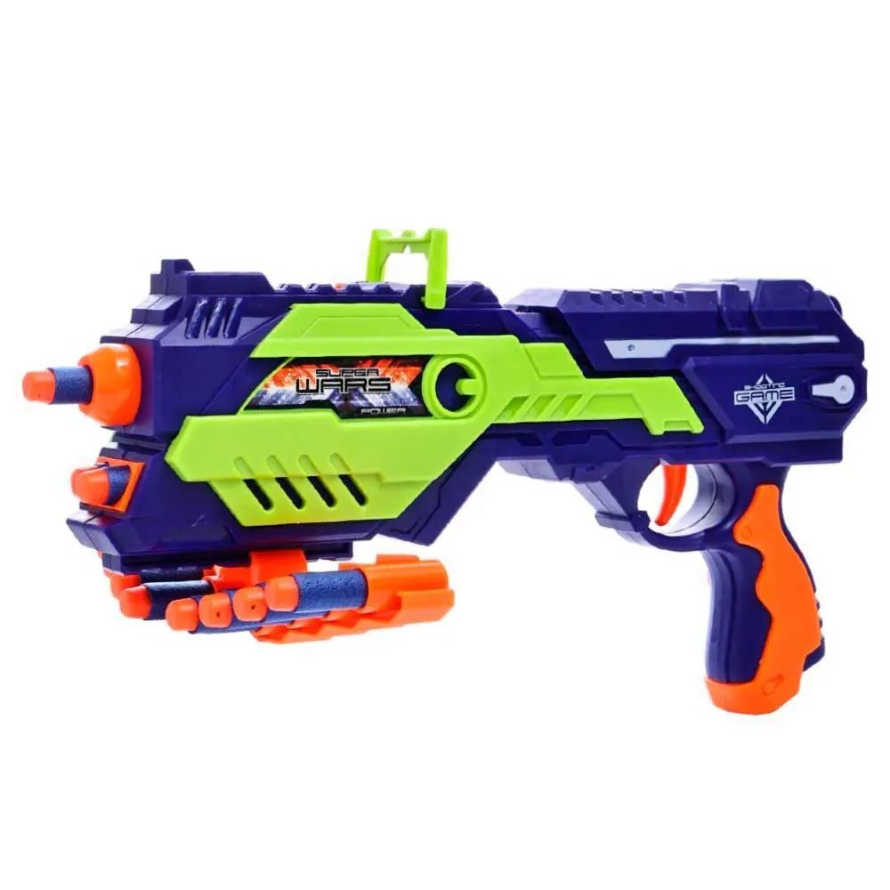 Lançador de Dardos Super Wars Azul Toys - HBR0298