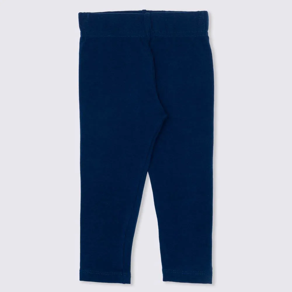 Legging de Bebê Molecotton Fakini Marinho Claro