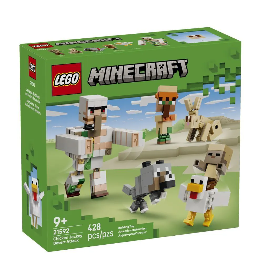 Lego Ataque no Deserto do Jóquei de Galinha - 428 peças