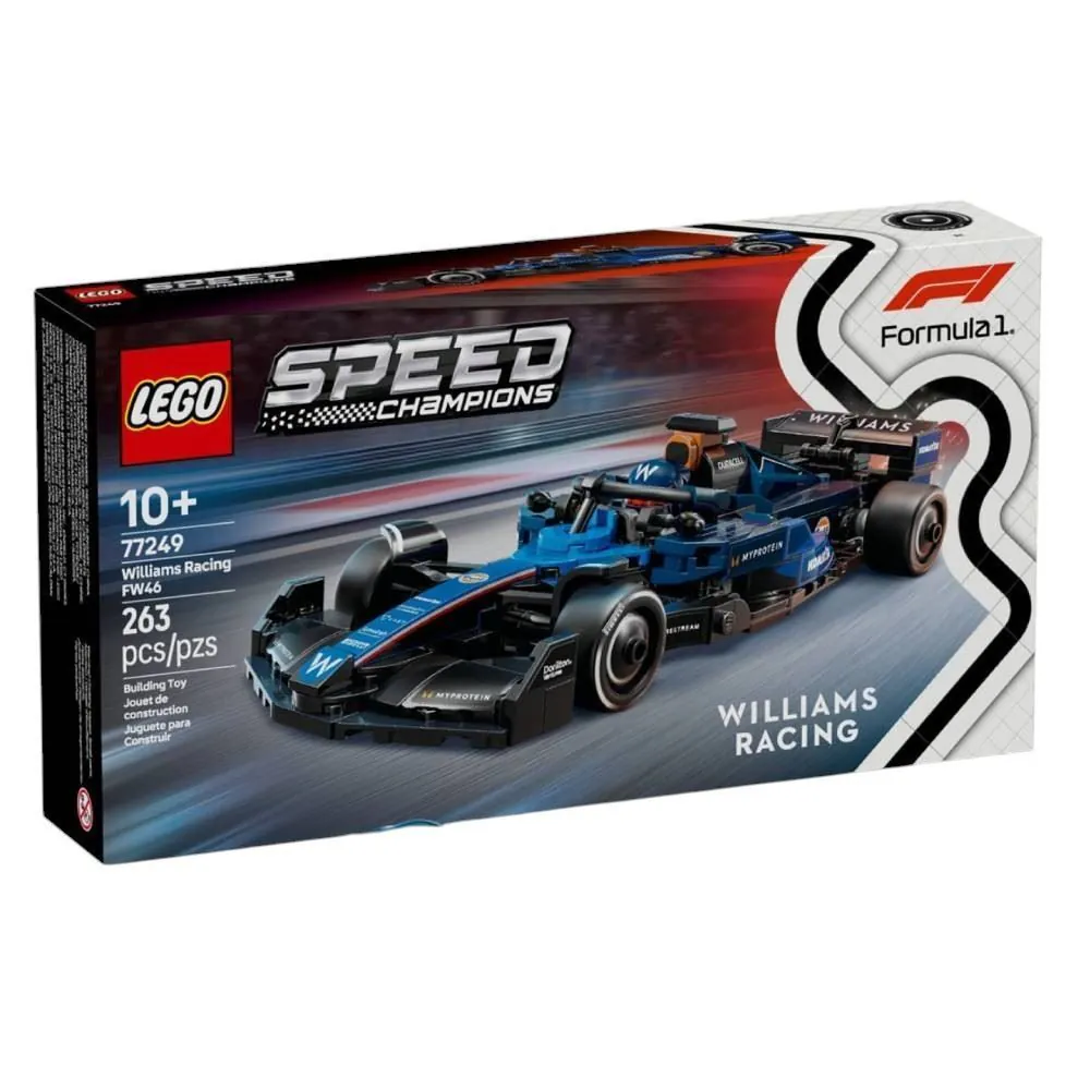 Lego Carro Speed Champions Williams Racing Fw46 F1 - 77249