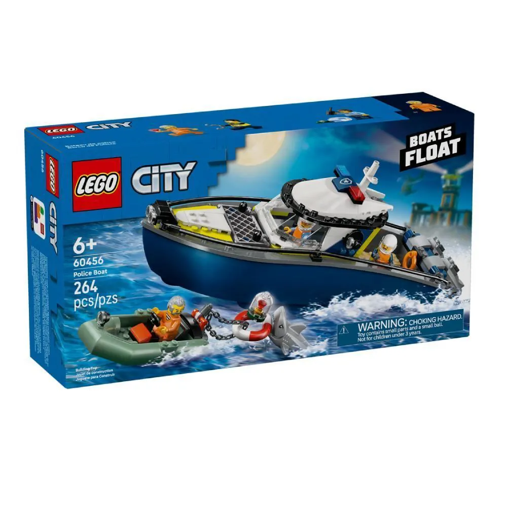 Lego City Perseguição Barco da Polícia - 60456