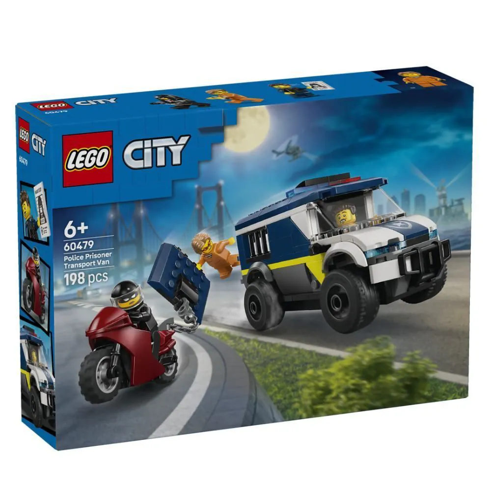 Lego City Van de Transporte Prisioneiros da Polícia - 198 peças