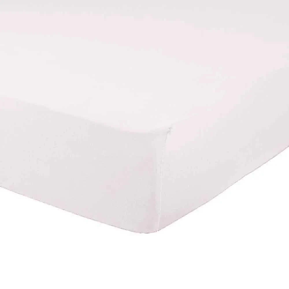 Lençol Avulso Queen com Elástico 1 Pç - Branco