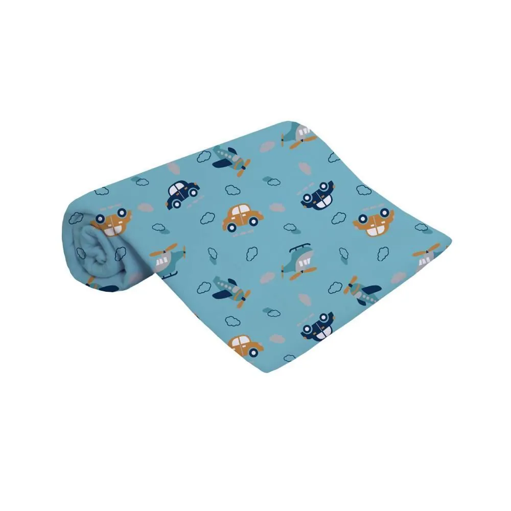 Lençol Infantil Avulso para Berço Baby - Viagem