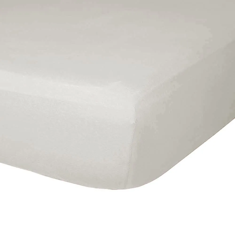 Lençol Avulso Queen com Elástico Malha Slim Solecasa 1 Peça - Creme