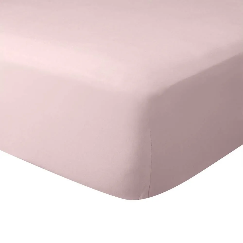 Lençol Avulso Solteiro com Elástico 1 Pç - Rosa Bebê