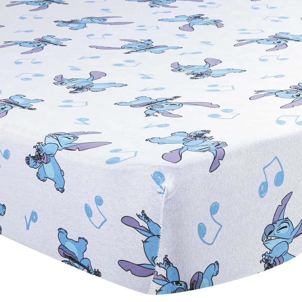 Lençol Casal Estampado Infantil Portallar - Stitch Song