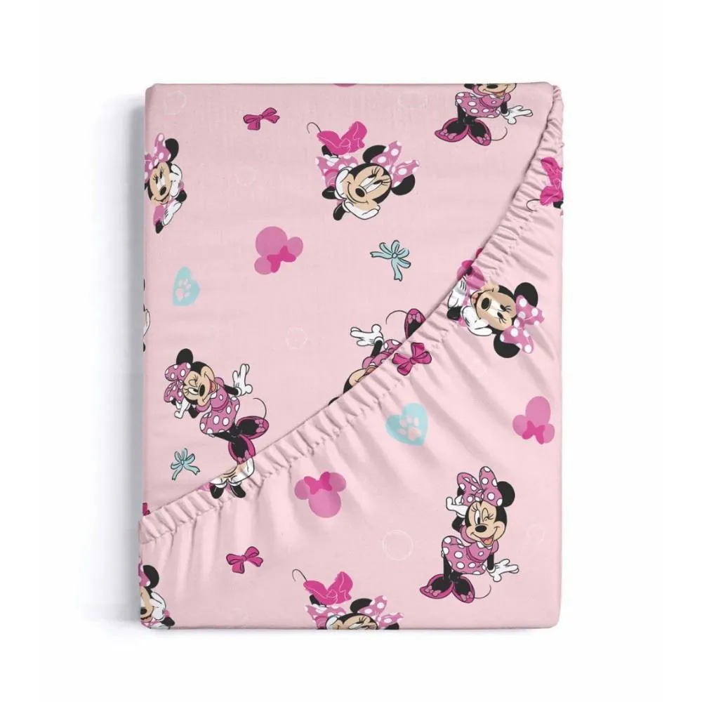Lençol de Casal Infantil com Elástico Disney by Hedrons - Minnie Fresh Rotativo
