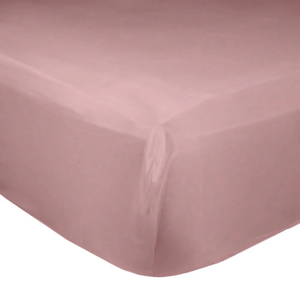 Lençol Solteiro King Buona Fortuna - Rosa Velho