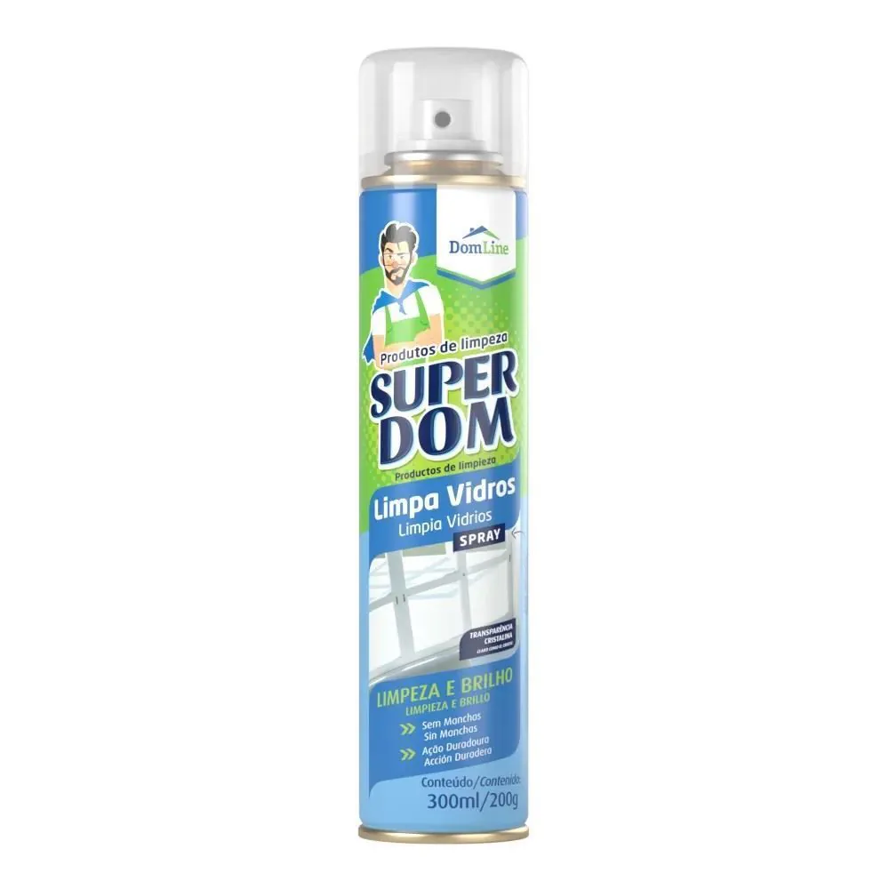 Limpa Vidros 300Ml Super Dom - 0210174