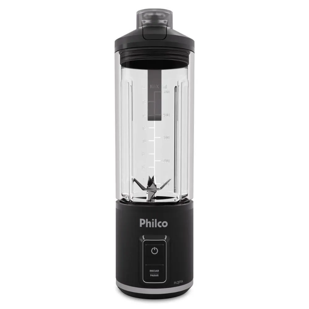 Liquidificador Portátil Philco 700Ml Sem Fio 120W Plq01a