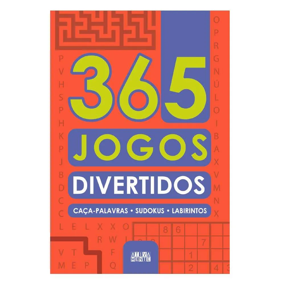 Livro 365 Jogos Divertidos Ciranda Cultural - 9786555001853