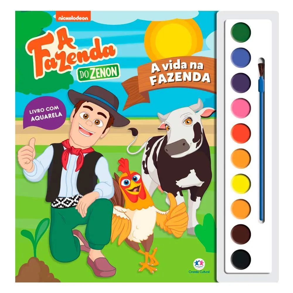 Livro a Fazenda do Zenon a Vida na Fazenda Ciranda Cultural - 9786555008388