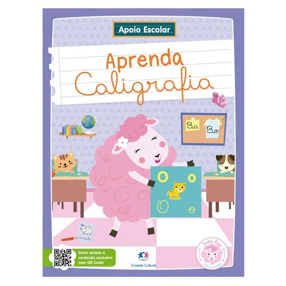 Livro Apoio Escolar Aprenda Caligrafia Ciranda Cultural - 9786555007572