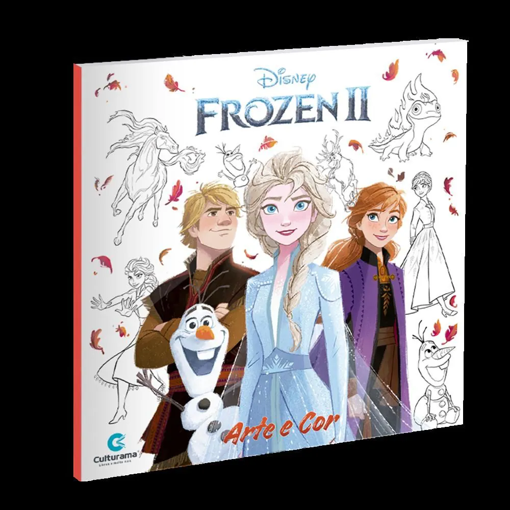 Livro Arte e Cor Frozen Culturama