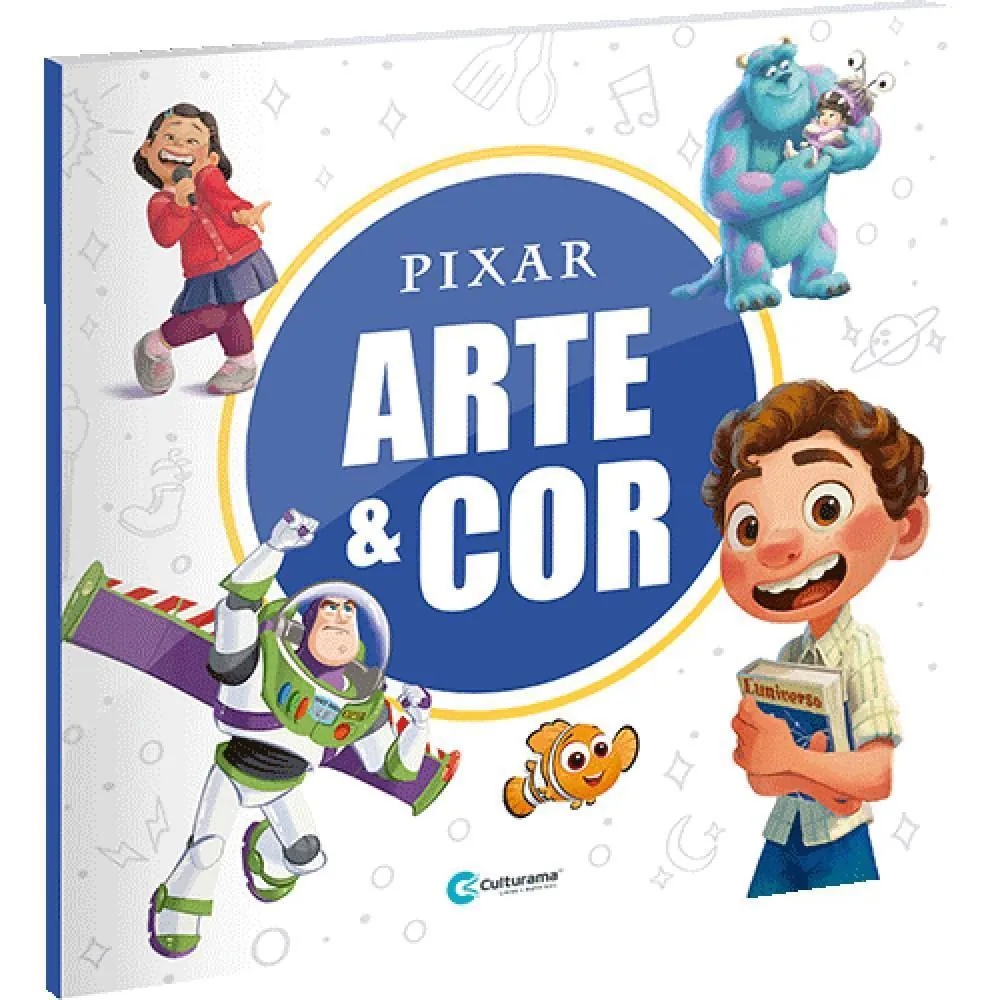 Livro Arte e Cor Pixar Culturama - 020520214