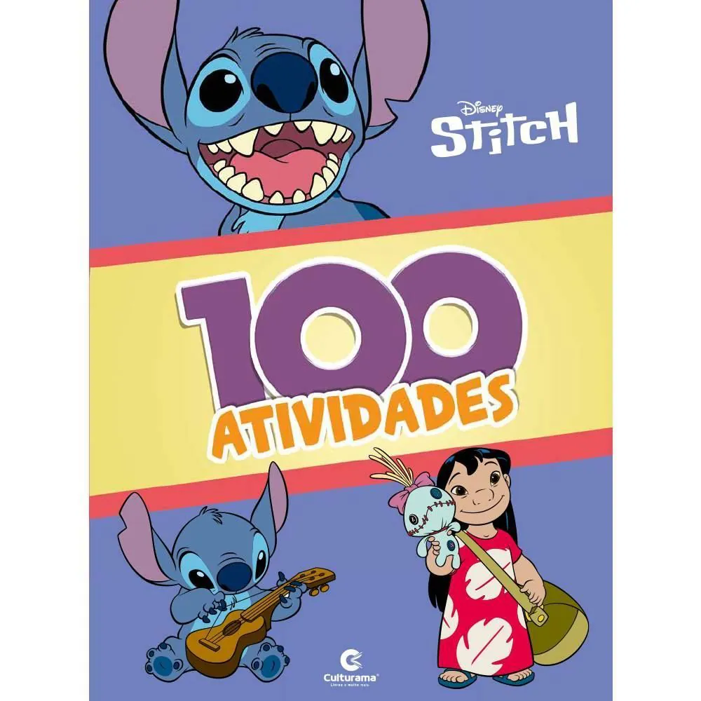 Livro de 100 Atividades Stitch Culturama - 20050219