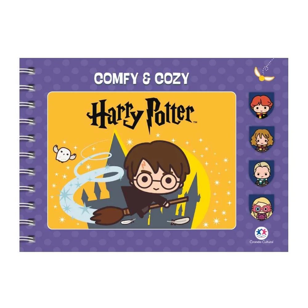 Livro de Colorir Comfy And Cozy Harry Potter - Ciranda Cultural
