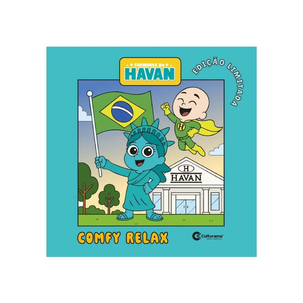 Livro de Colorir Comfy Relax Turminha da - Culturama