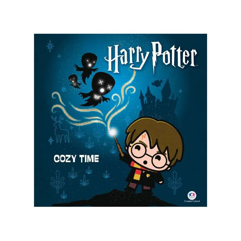 Livro de Colorir Harry Potter Cozy Time Ciranda Cultural - Momento Aconchegante