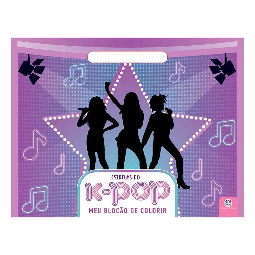 Livro Estrelas do K-Pop Meu Blocão de Colorir