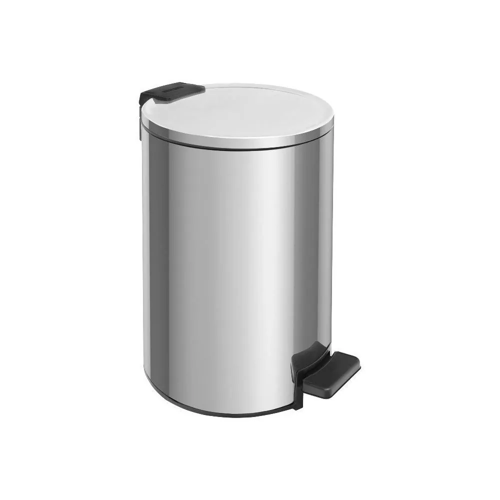 Lixeira com Pedal Aço Inox Loop Tramontina 12 Litros