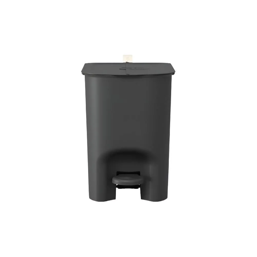 Lixeira Borboleta com Pedal Coza 6 Litros - Preto