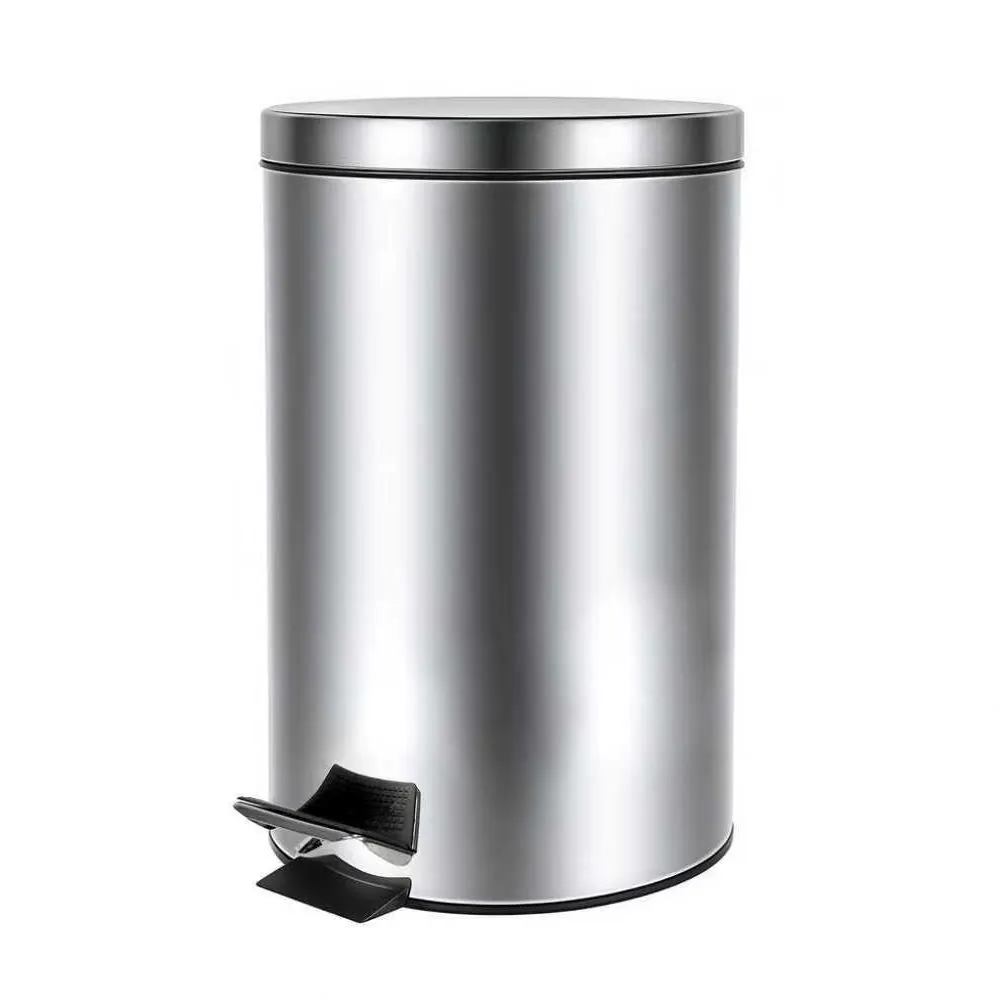 Lixeira com Pedal 12 Litros Brinox - Inox