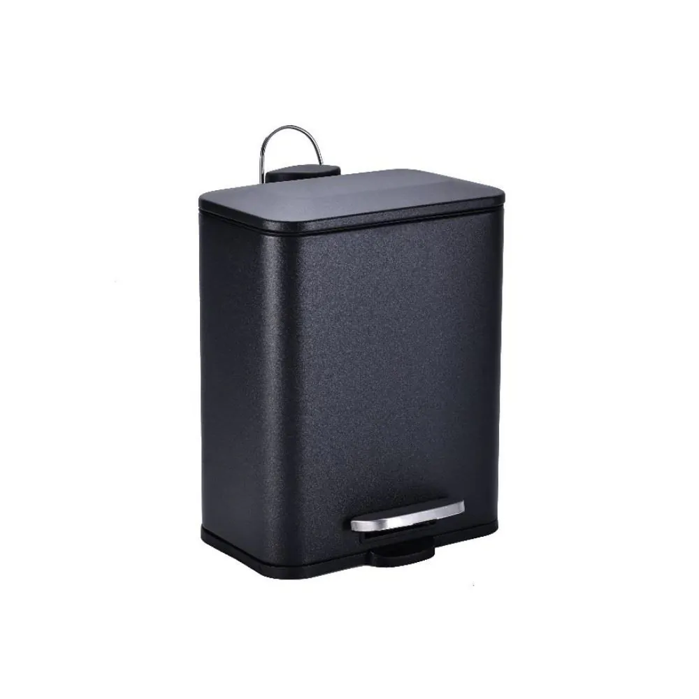 Lixeira com Pedal Horizontal Kaybee 5 Litros - Preto