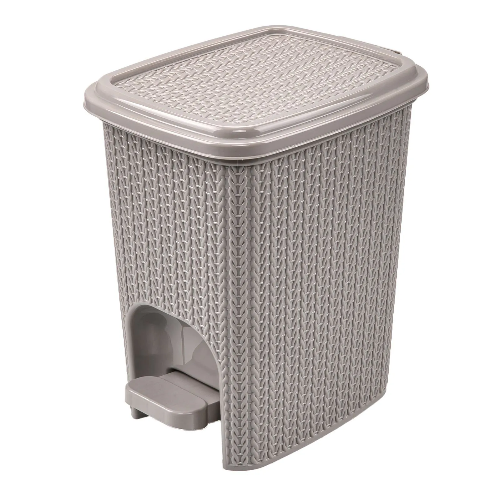 Lixeira com Pedal Plasútil Trama 7 Litros - Fendi