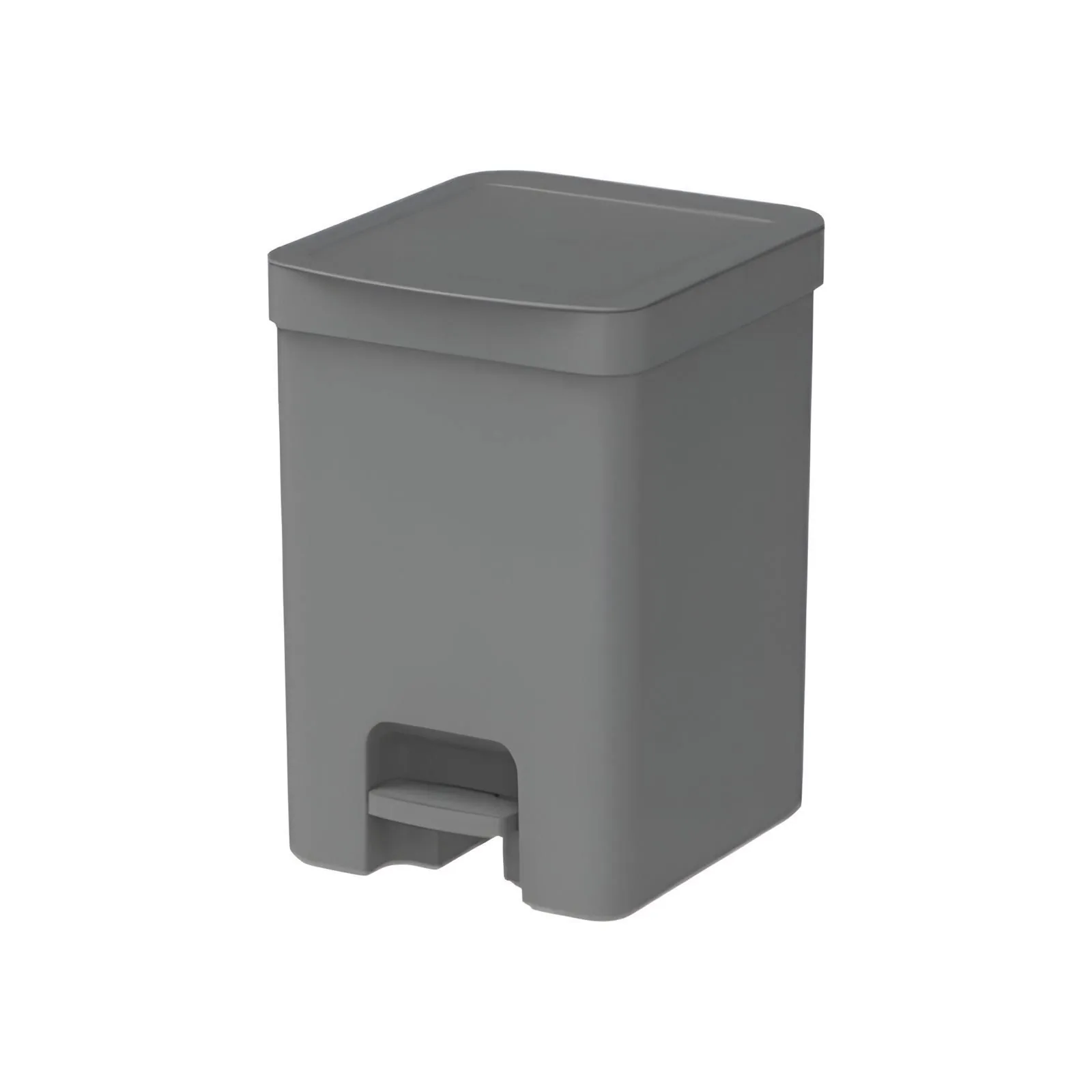 Lixeira com Pedal Trium Ou 12 Litros - Chumbo