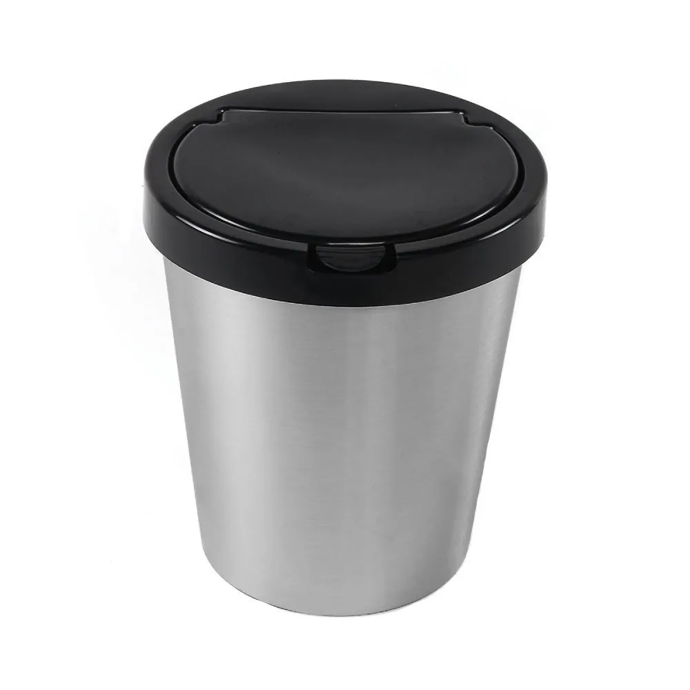 Lixeira com Tampa em Plástico Label Arqplast 10 Litros - Metalizada