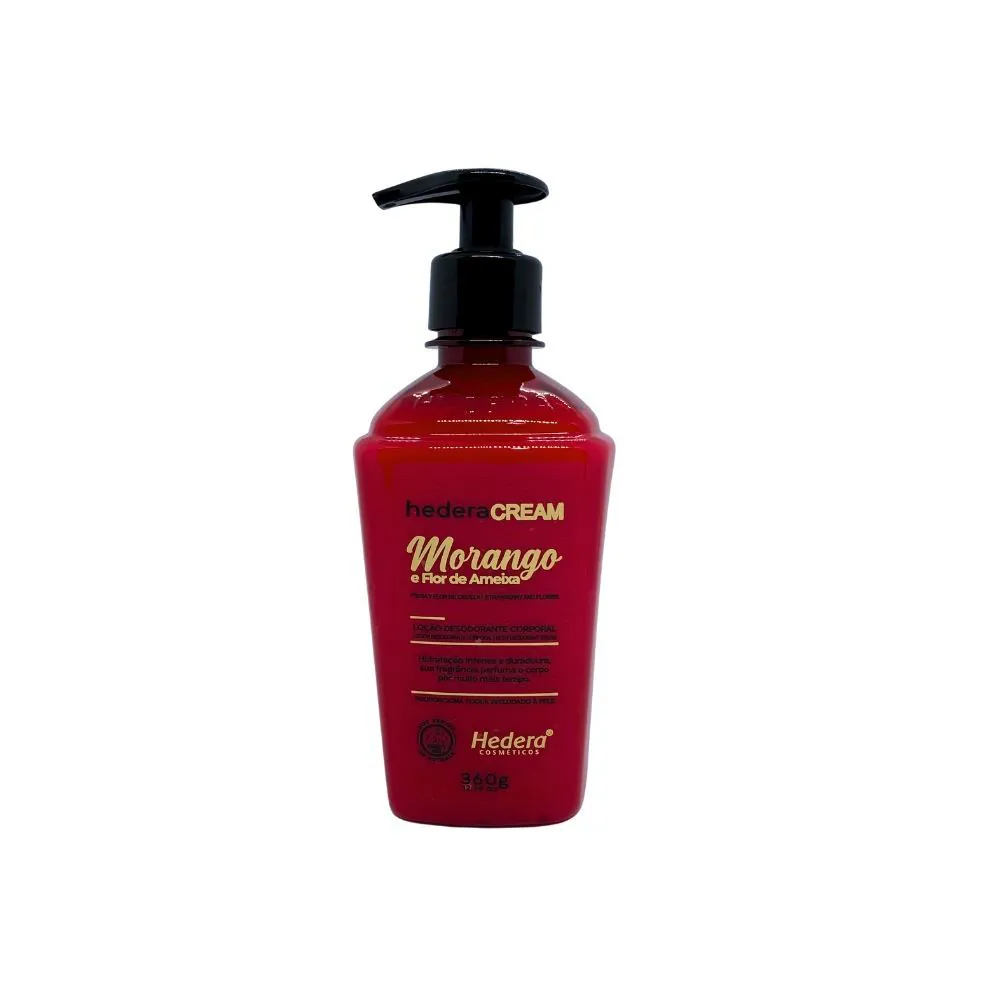 Loção Hidratante Hederacream 360G Morango e Flor de Ameixa