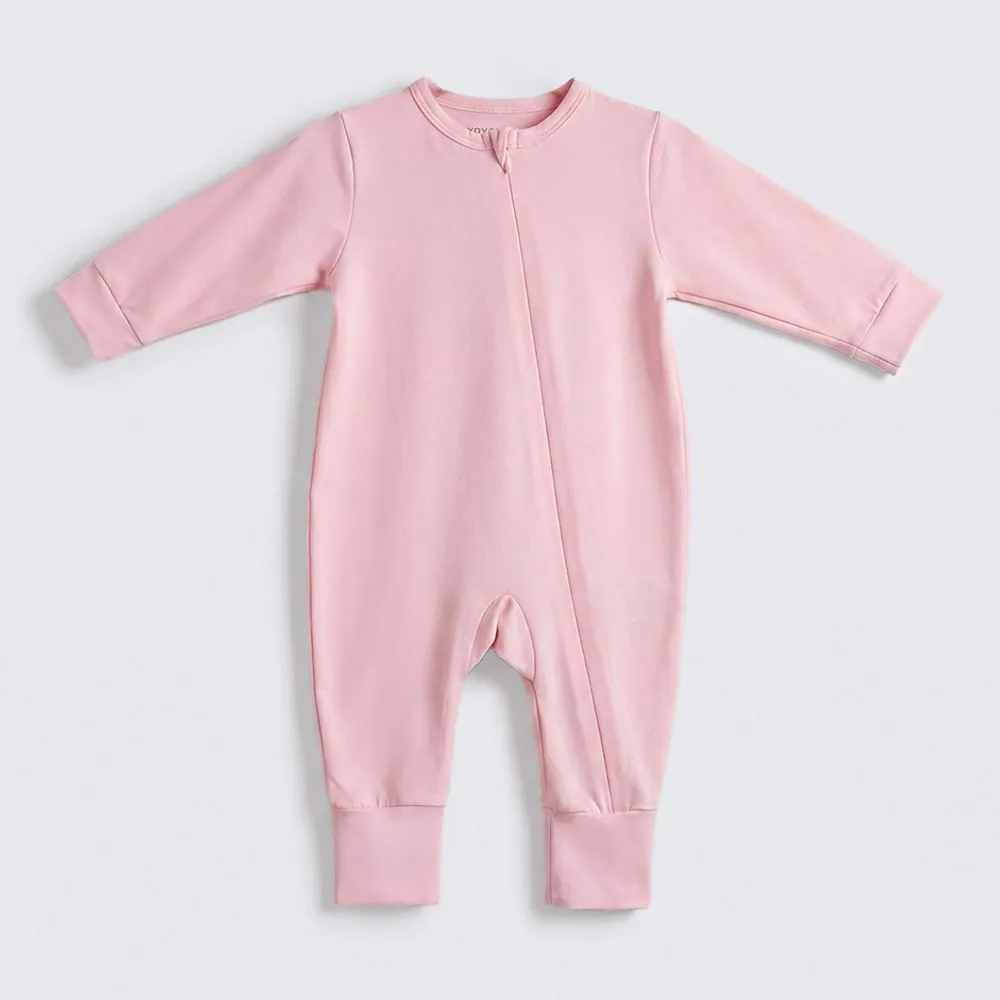 Macacão Térmico Bebê Menina Yoyo Baby Rosa Liso