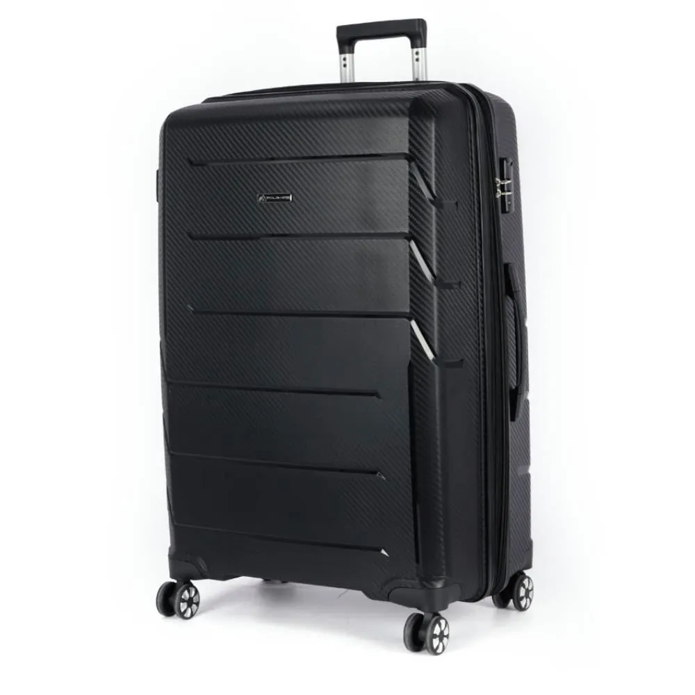 Mala de Bordo Provença 360° Luxcel 10 kg Polo King - Preto