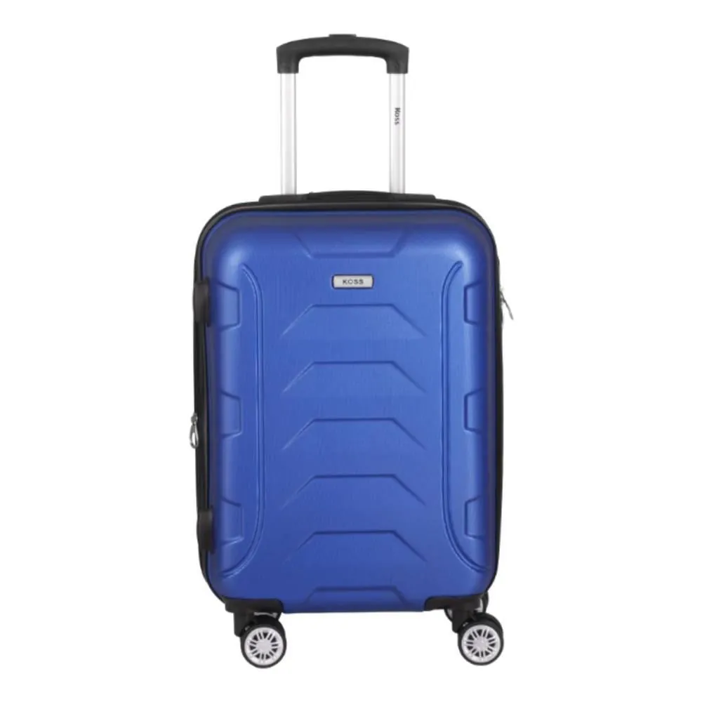 Mala de Bordo Abs 360° Flórida 10Kg Koss - Azul