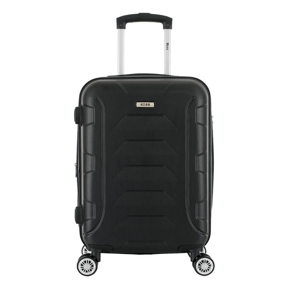Mala de Bordo Abs 360° Flórida 10Kg Koss - Preto