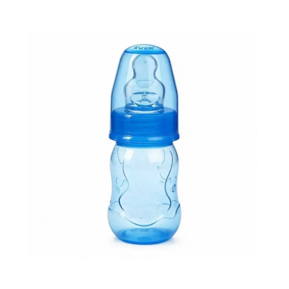 Mamadeira Aquarela Bico Ortodôntico 70Ml Kuka - Azul
