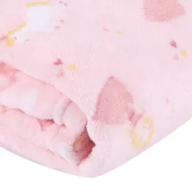 Manta de Bebê Microfibra 90X110 cm Baby 1 Peça - Estrela Azul