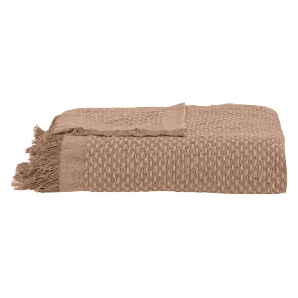 Manta Decorativa para Sofá Búzios - Taupe