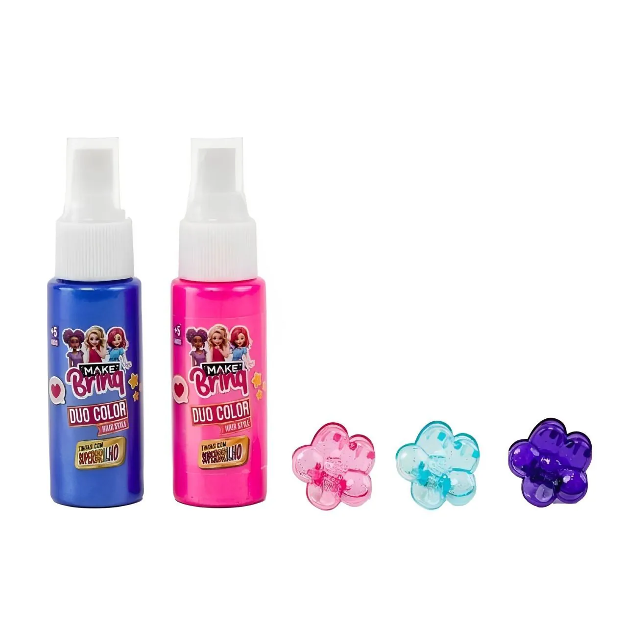 Maquiagem Hair Style Duo Color Polibrinq - MK79