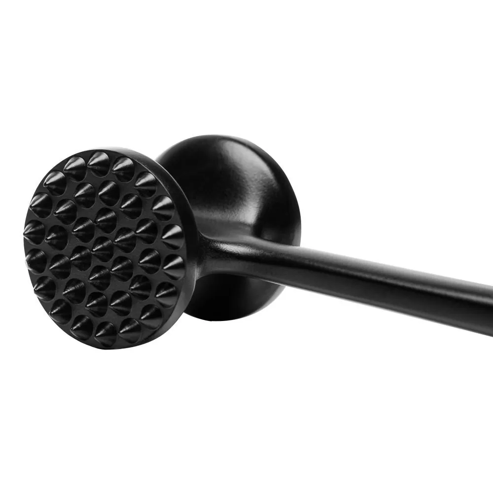 Martelo Amaciador de Carne Chef Pro Preto Wolff 22,5Cm