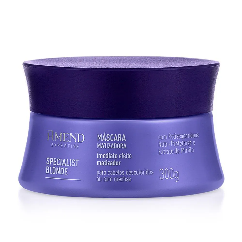 Máscara Capilar Matizadora Expertise Specialist Blonde Amend 300G