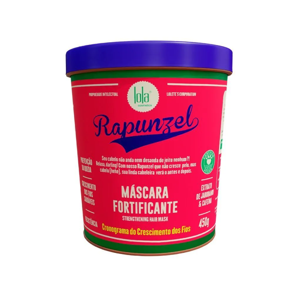 Máscara Capilar Rapunzel Fortificante Lola Cosmetics - 450g