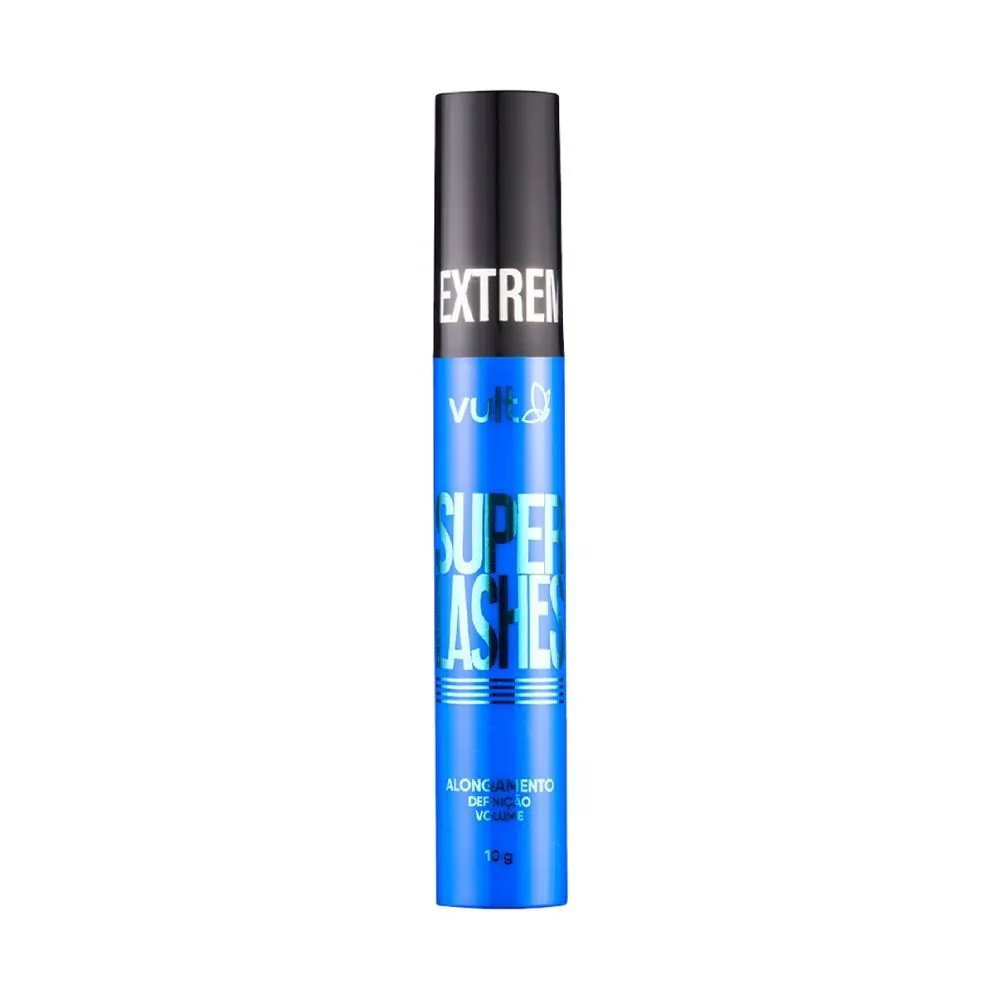 Máscara de Cílios Preto Extreme Super Lashes Vult - 10g