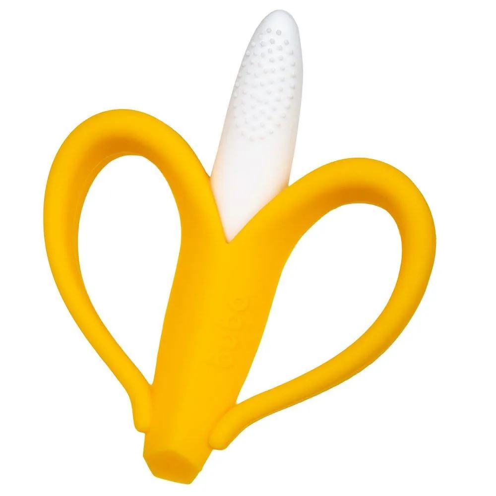 Massageador de Gengiva Infantil Banana Buba - Amarelo