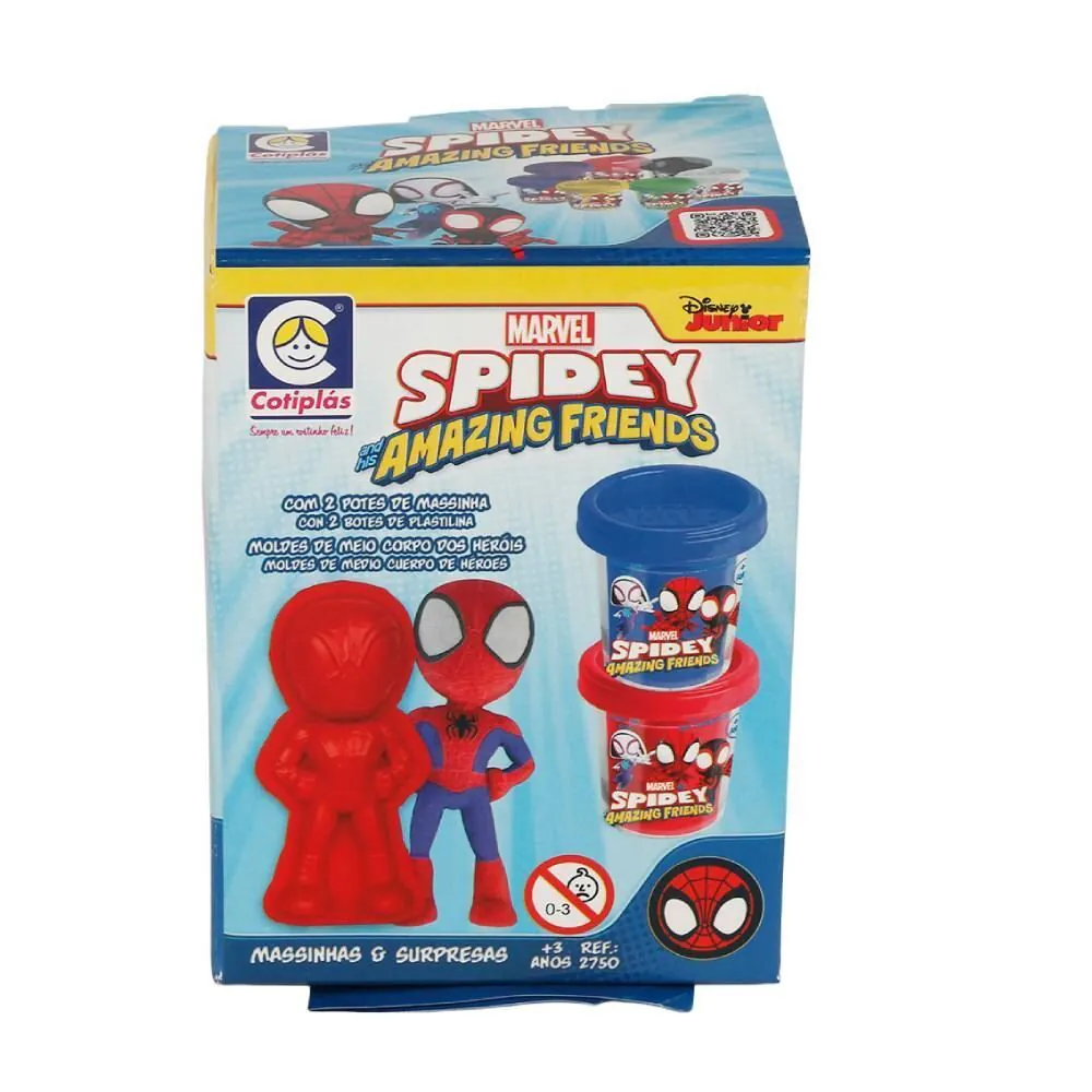Massinha Supresa Spidey Marvel Cotiplas