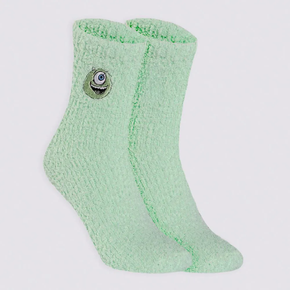 Meia Cano Longo Mike Wazowski Monstros S.a Disney - Verde 34/38