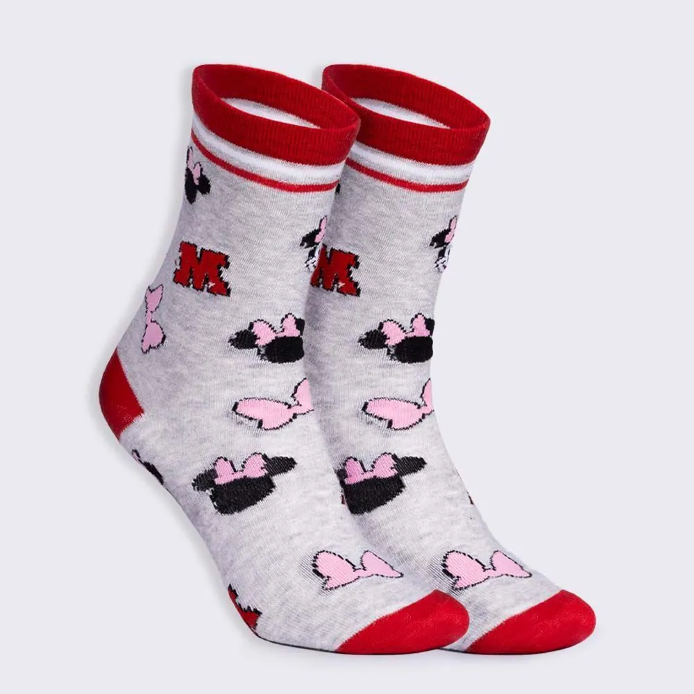 Meia Minnie Mouse Cano Longo Disney - 39/43