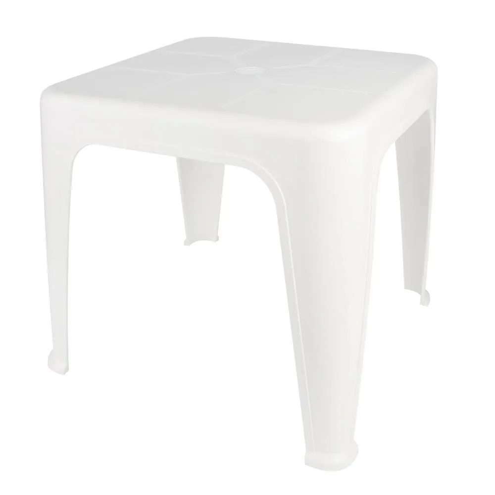 Mesa Plástica Pequena de Apoio Mor - Branco